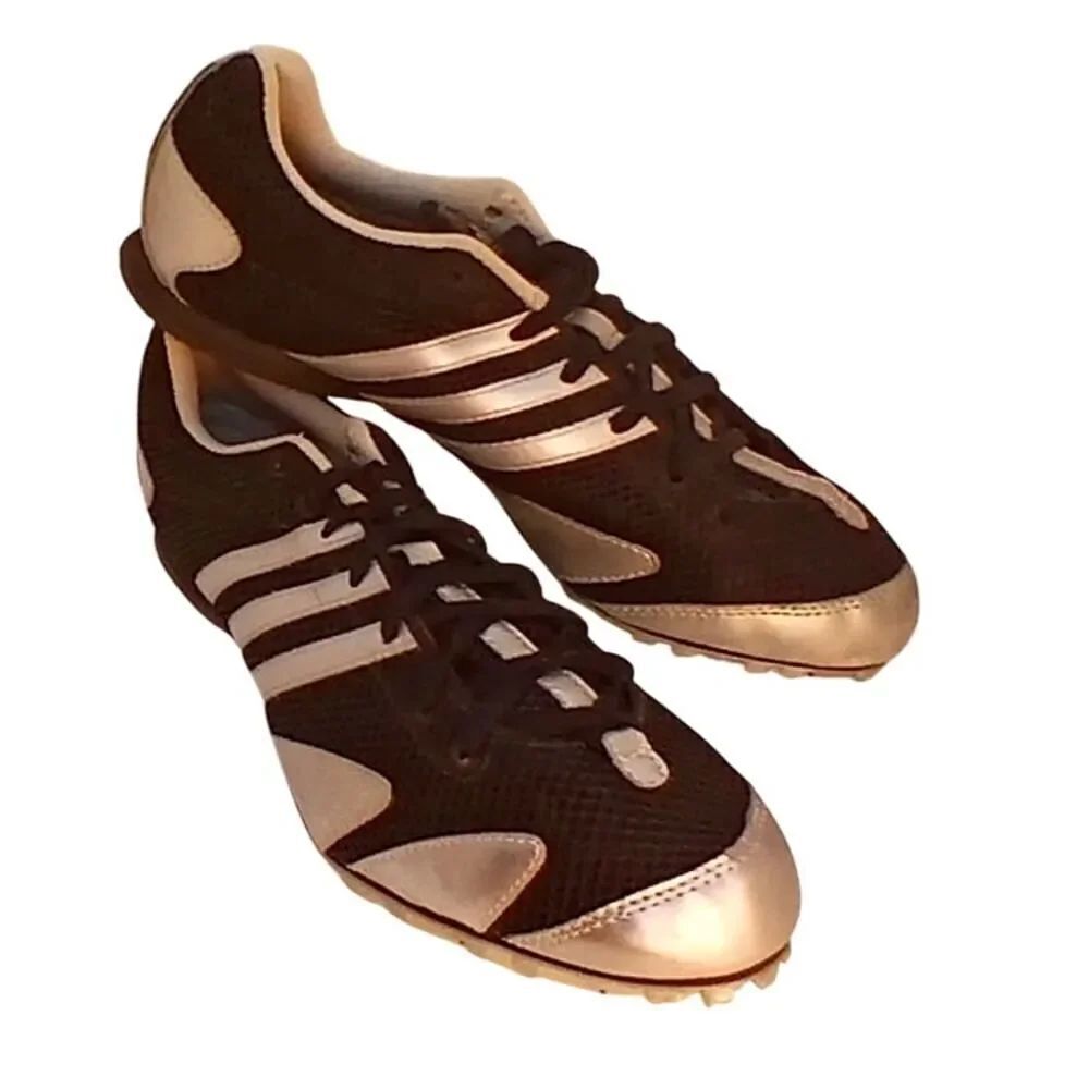 Adidas Cosmos Techstar Mens Black/Silver Track Cleats - Size 9
